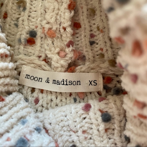 MOON & MADISON Turtle Neck Confetti Sweater sz. XS - Picture 7 of 10